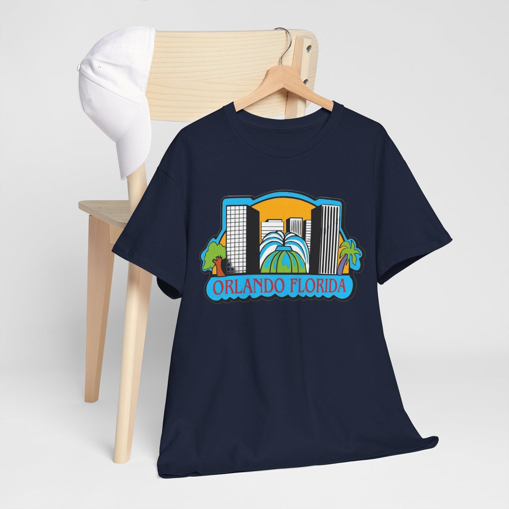 Orlando Florida Retro Skyline T-Shirt