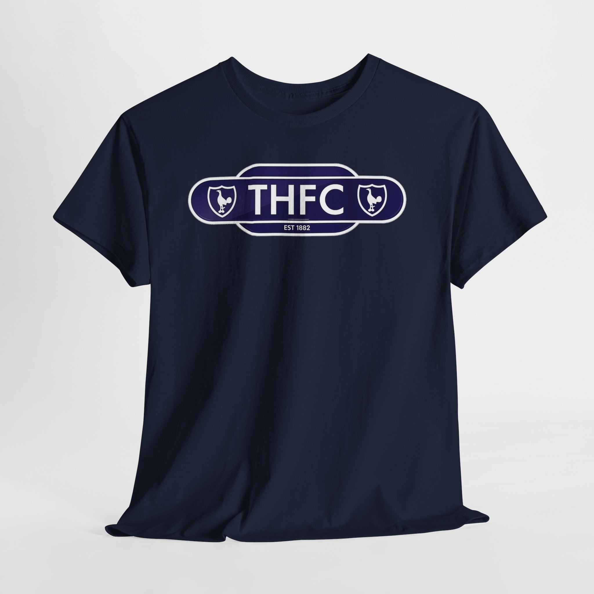 THFC Tottenham Hotspur Railway Sign T‑Shirt — Retro Football Club Tee