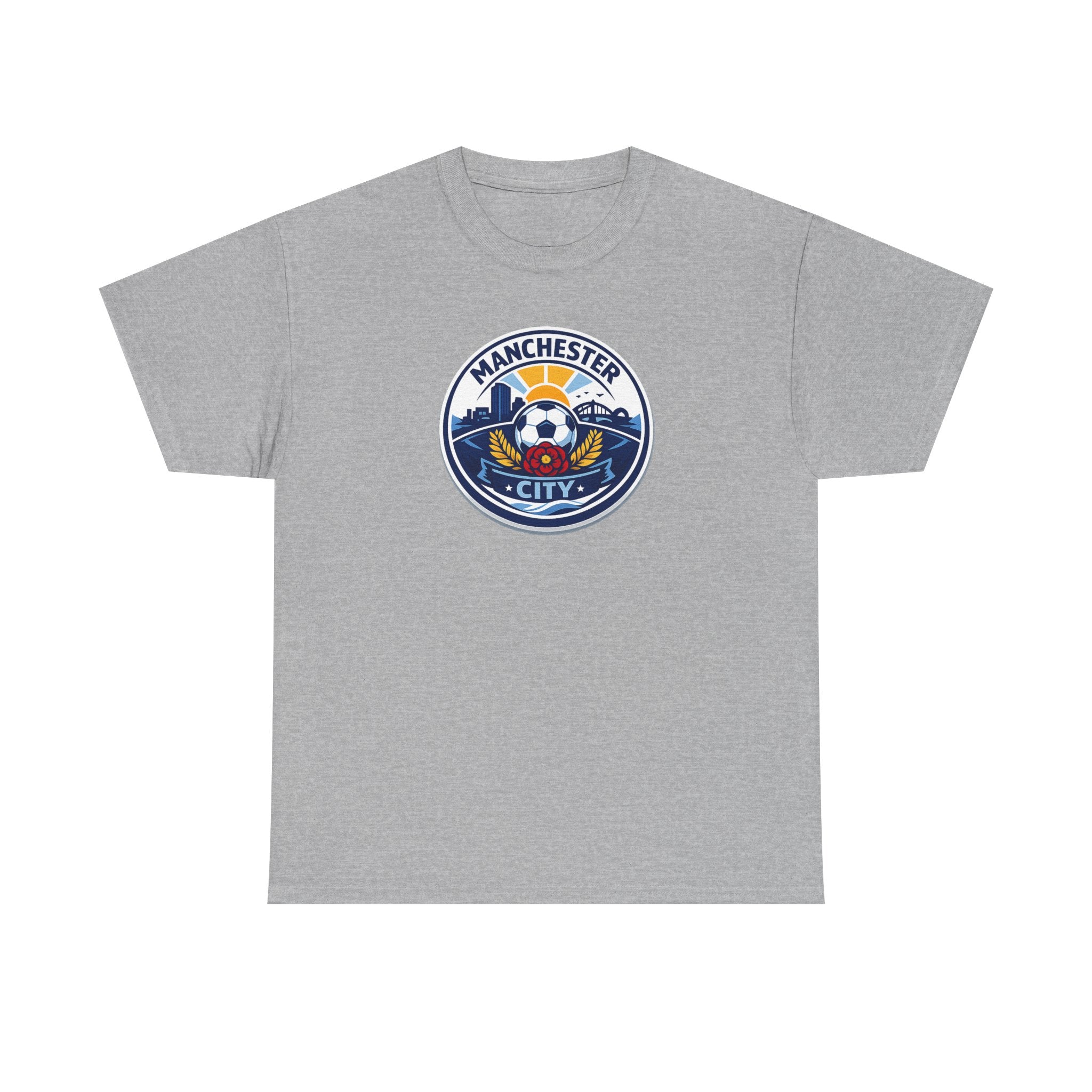 Manchester City Crest T-Shirt — Soccer Fan Tee
