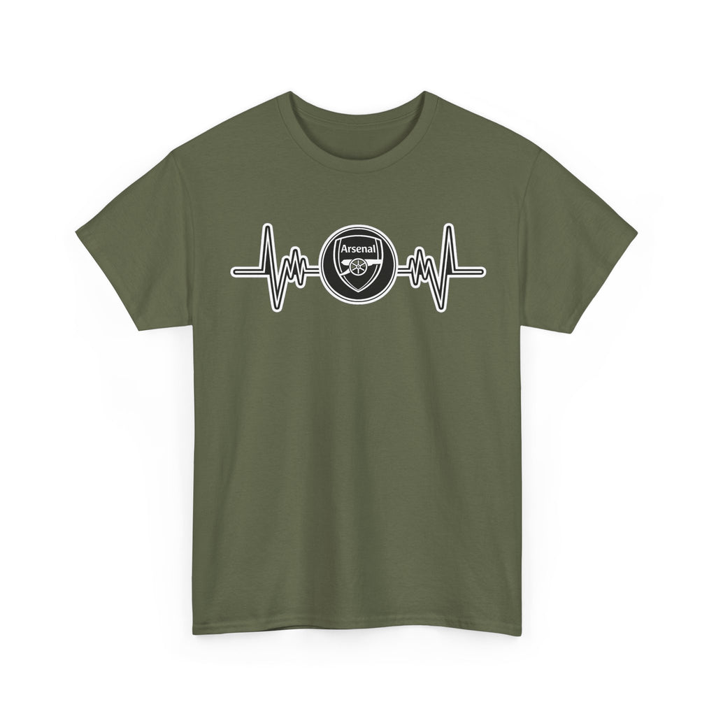 Arsenal Heartbeat T-Shirt — Premier League Fans’ Cotton Tee