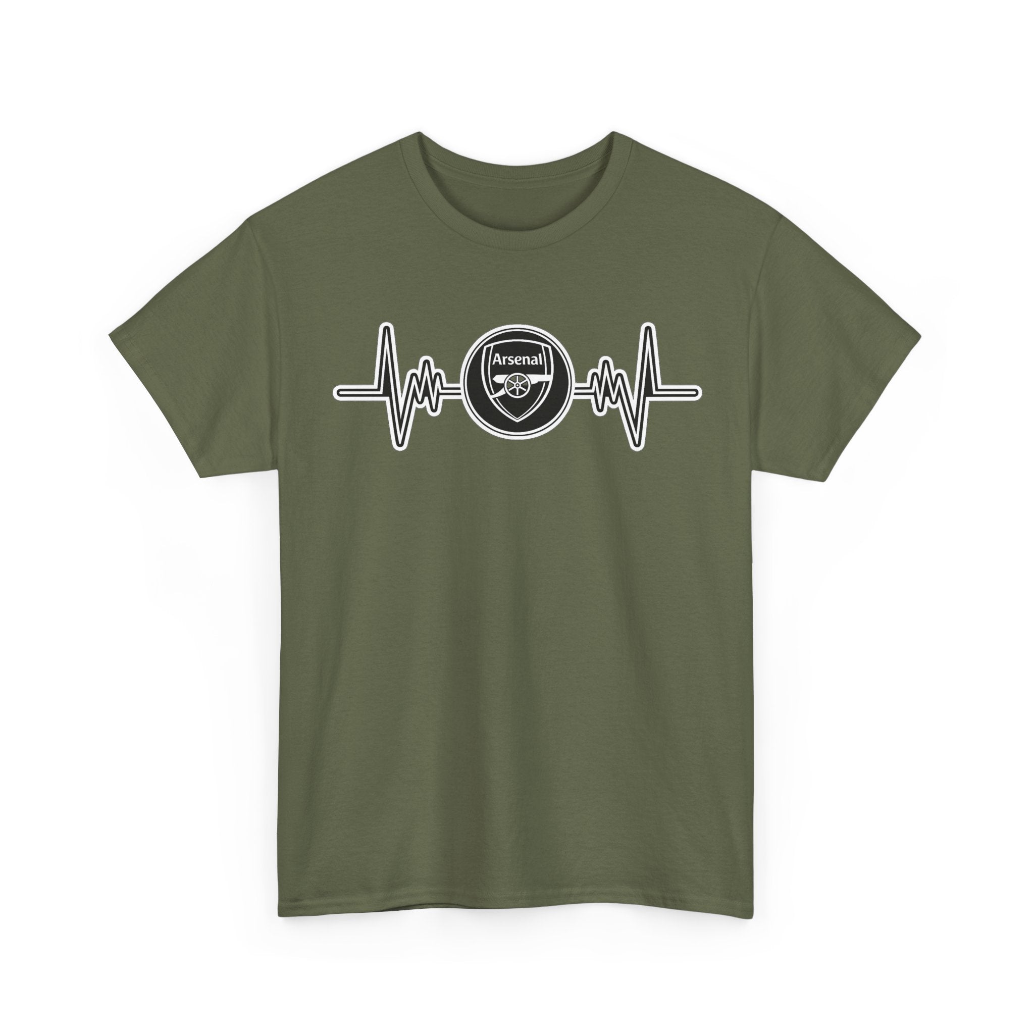 Arsenal Heartbeat T-Shirt — Premier League Fans’ Cotton Tee