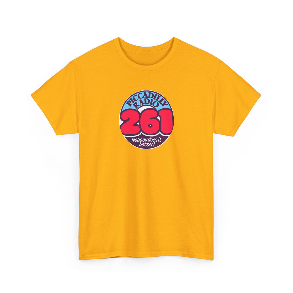 Piccadilly Radio '261' Logo T‑Shirt — Vintage Unofficial Radio Station Graphic Tee