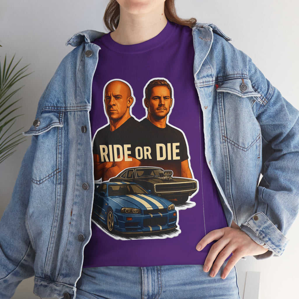 Ride or Die Street Racing Graphic Cotton Tee