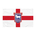 Ipswich Town St George Cross Flag — Double-Sided Football Club Banner