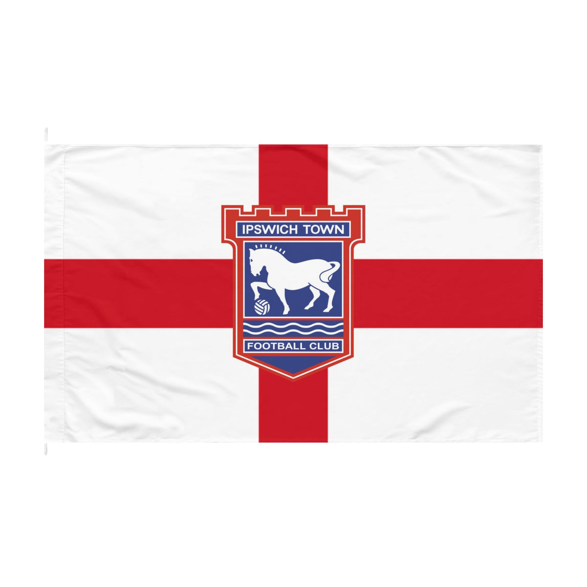 Ipswich Town St George Cross Flag — Double-Sided Football Club Banner