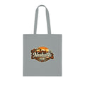 Nashville Retro Badge Tote Bag — Music City Souvenir Cotton Tote