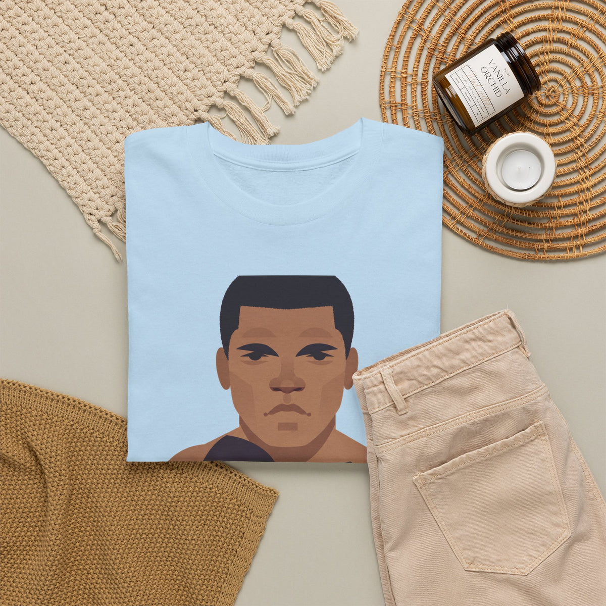 Muhammad Ali Boxing Champion Cotton T-Shirt