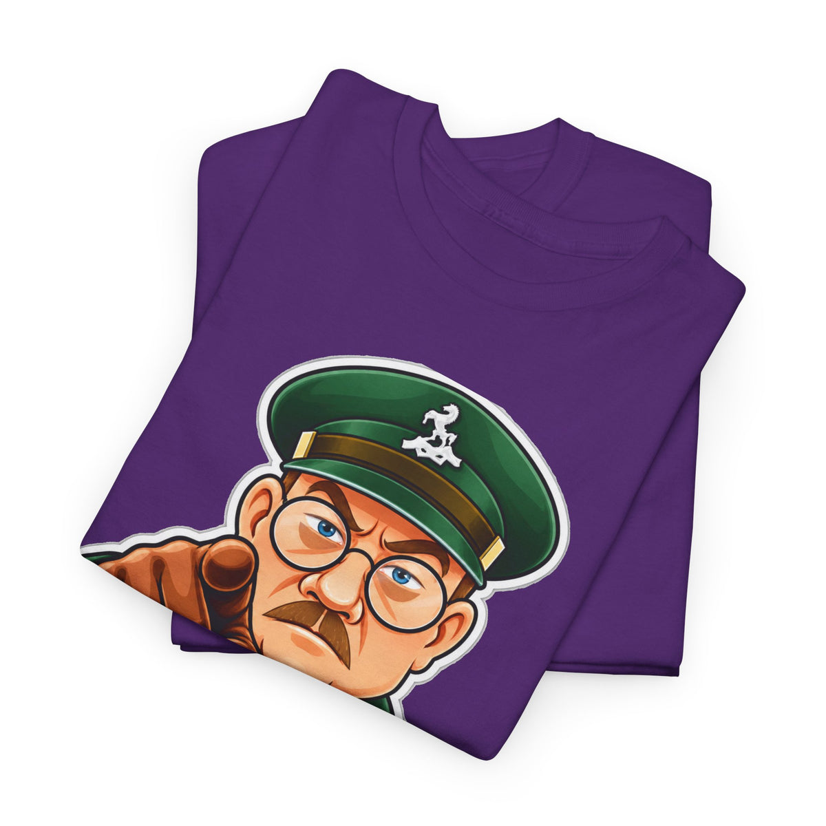 Don’t Tell Him Pike T-Shirt — Vintage Military Sergeant Pointing Graphic Tee