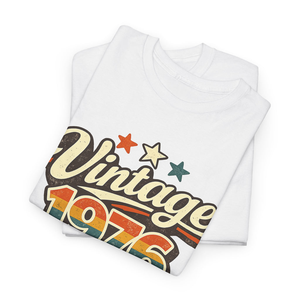 Vintage 1976 Retro Graphic Tee — Classic Birthday or Anniversary Gift