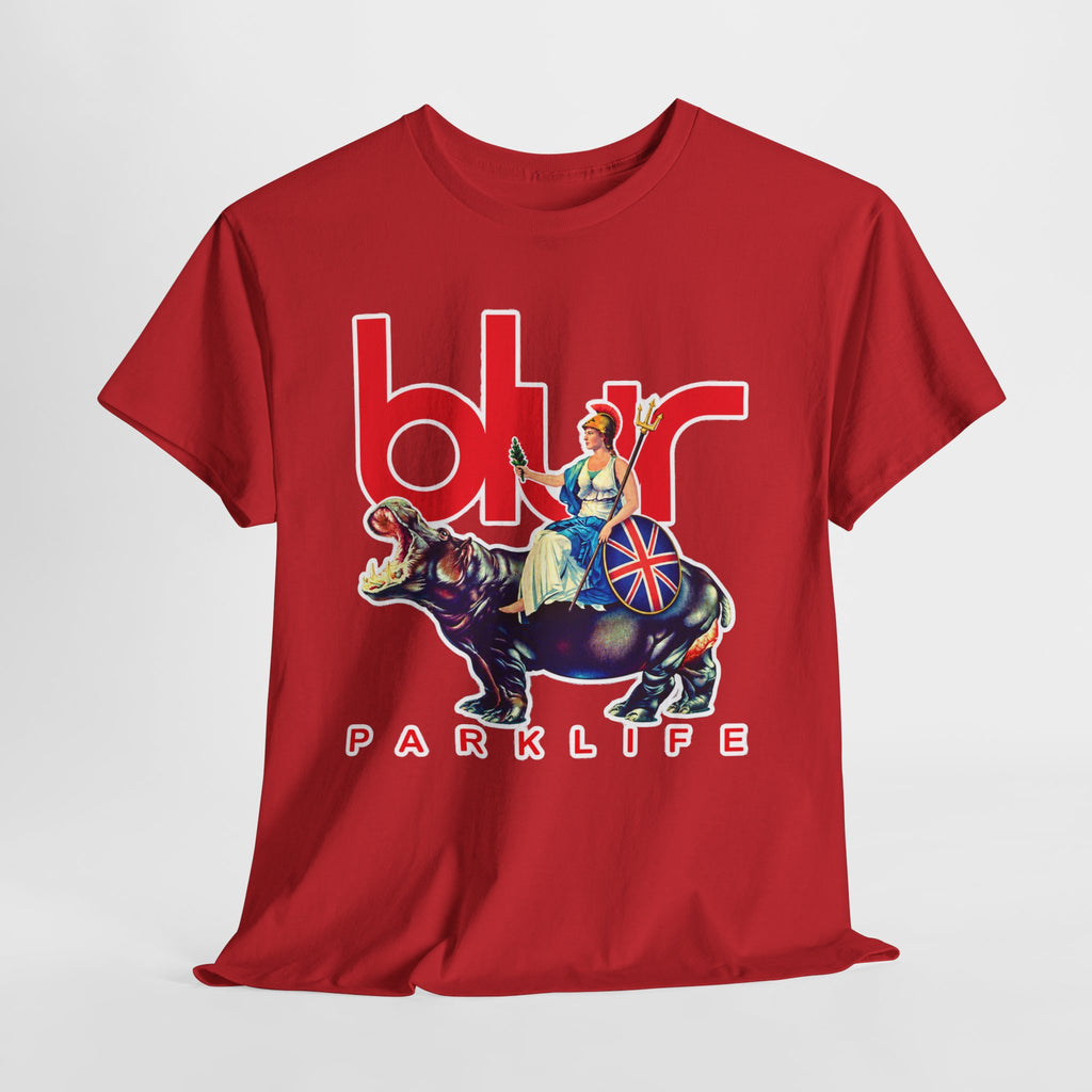 Blur PARKLIFE British Bulldog Graphic Cotton T-Shirt
