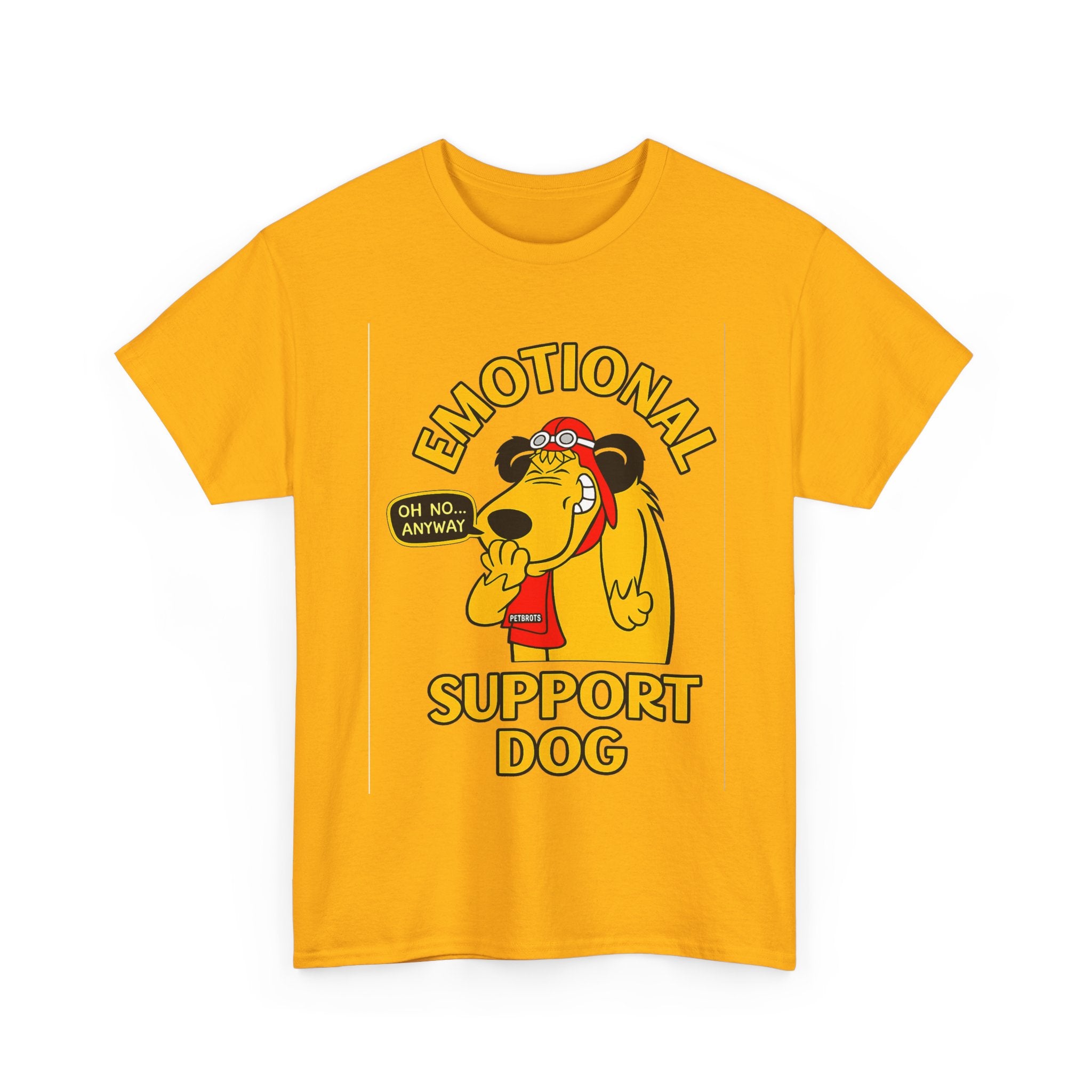 Emotional Support Dog T-Shirt — Cute Cartoon Comfort Pup Tee