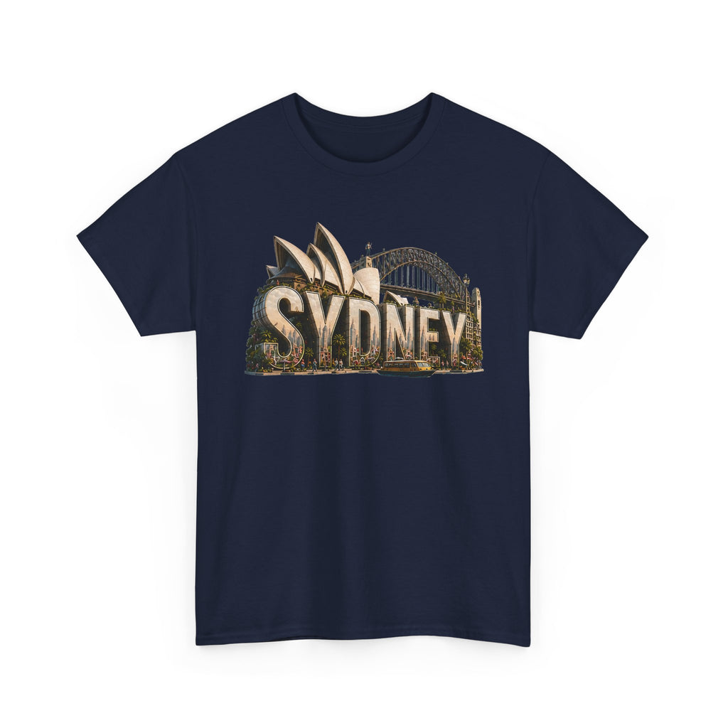 Sydney Landmark T‑Shirt — Vintage Sydney Opera House & Harbour Bridge Tee