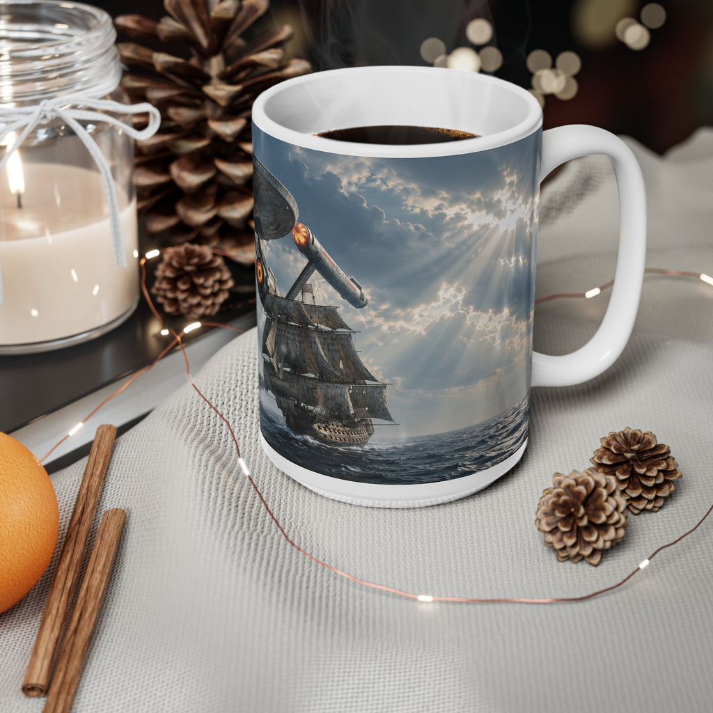 Ships Named ENTERPRISE Mug — Sci‑Fi Naval Spacecraft Coffee Cup (11oz & 15oz)