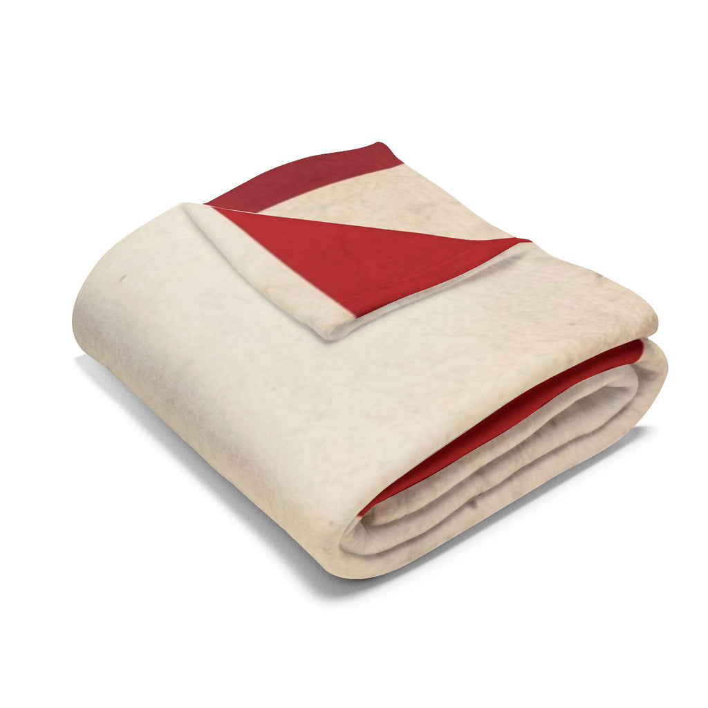 Northern Ireland & USA Flags Fleece Blanket — Vintage British/USA Ulster Flag Design