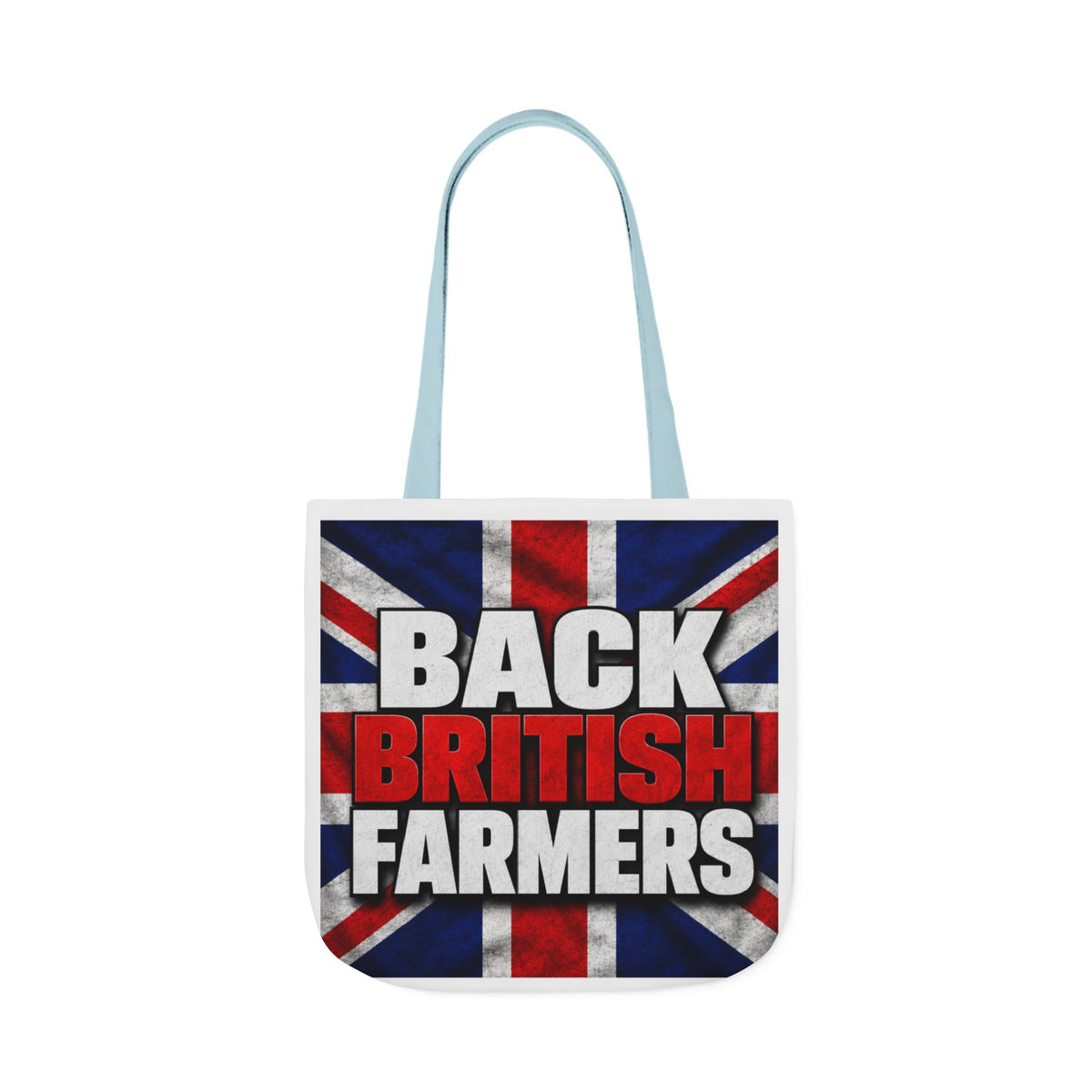 Back British Farmers Canvas Tote Bag — Union Jack Farming Support Tote