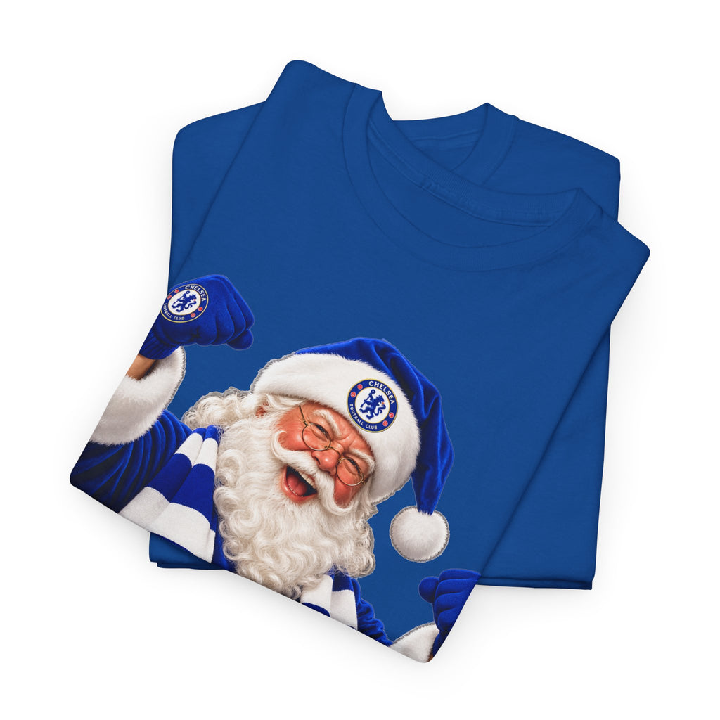 Chelsea FC Santa T‑Shirt — Football Fan Christmas Tee