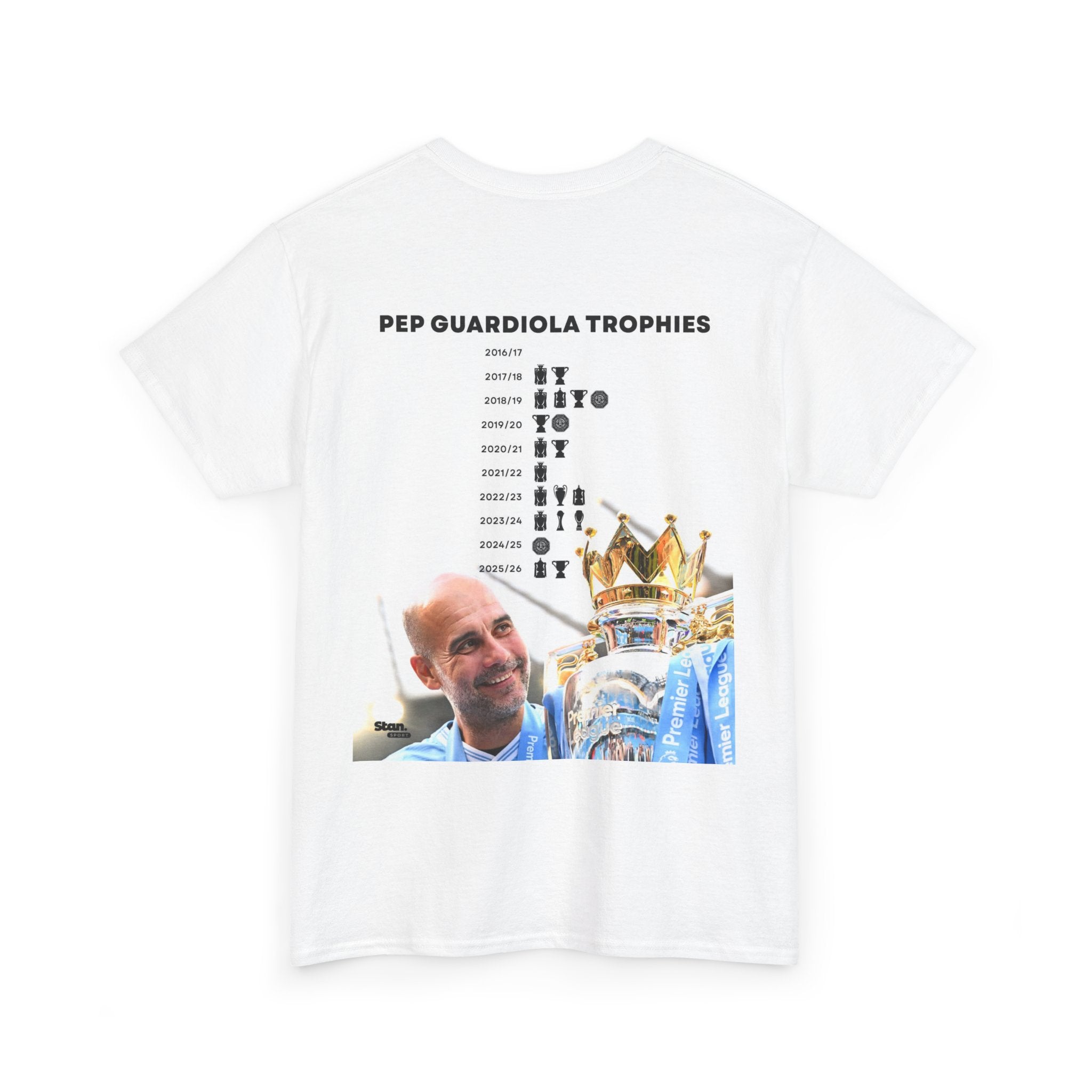 Pep Guardiola Trophies Graphic Tee
