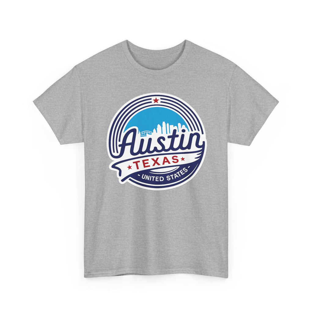 Austin Texas Retro Skyline T-Shirt — Vintage City Pride Tee