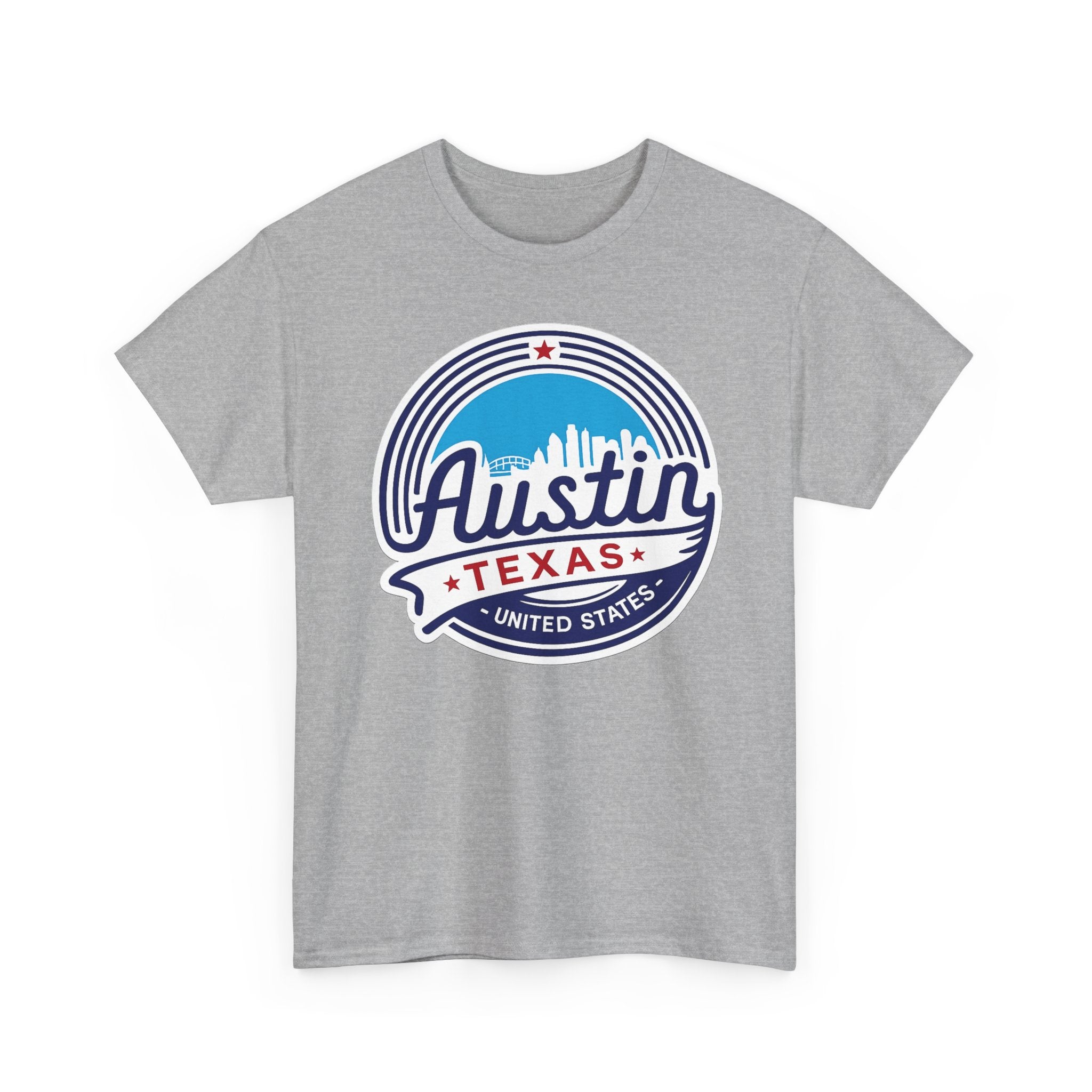 Austin Texas Retro Skyline T-Shirt — Vintage City Pride Tee