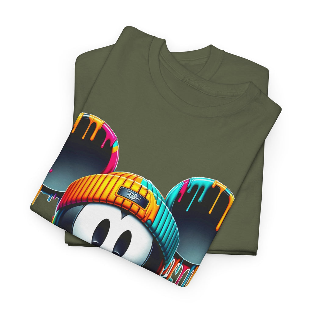 Mickey Graphic Tee — Colorful Street Art Mouse Character T-Shirt