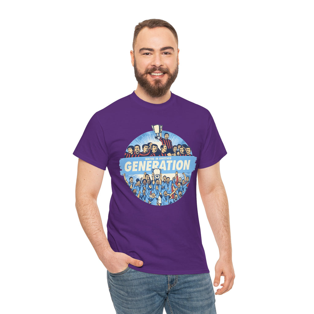 Manchester City Maybe in Another Generation Champions T‑Shirt — Retro Team Fan Tee
