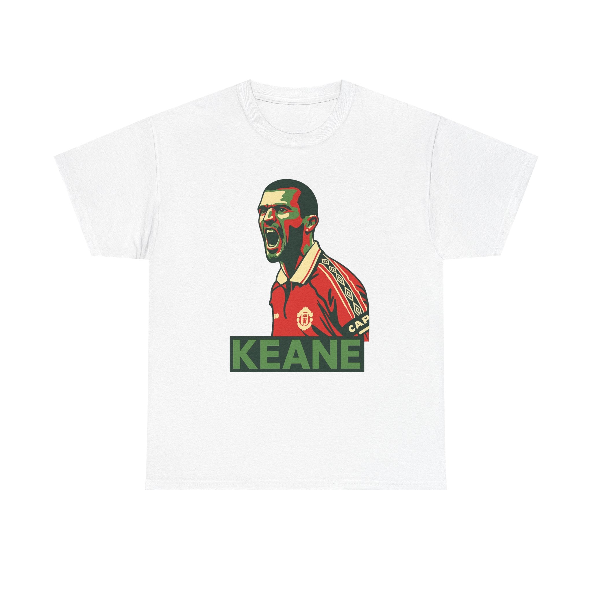 Roy Keane Retro Soccer Tee - Iconic Football Legend Graphic Shirt