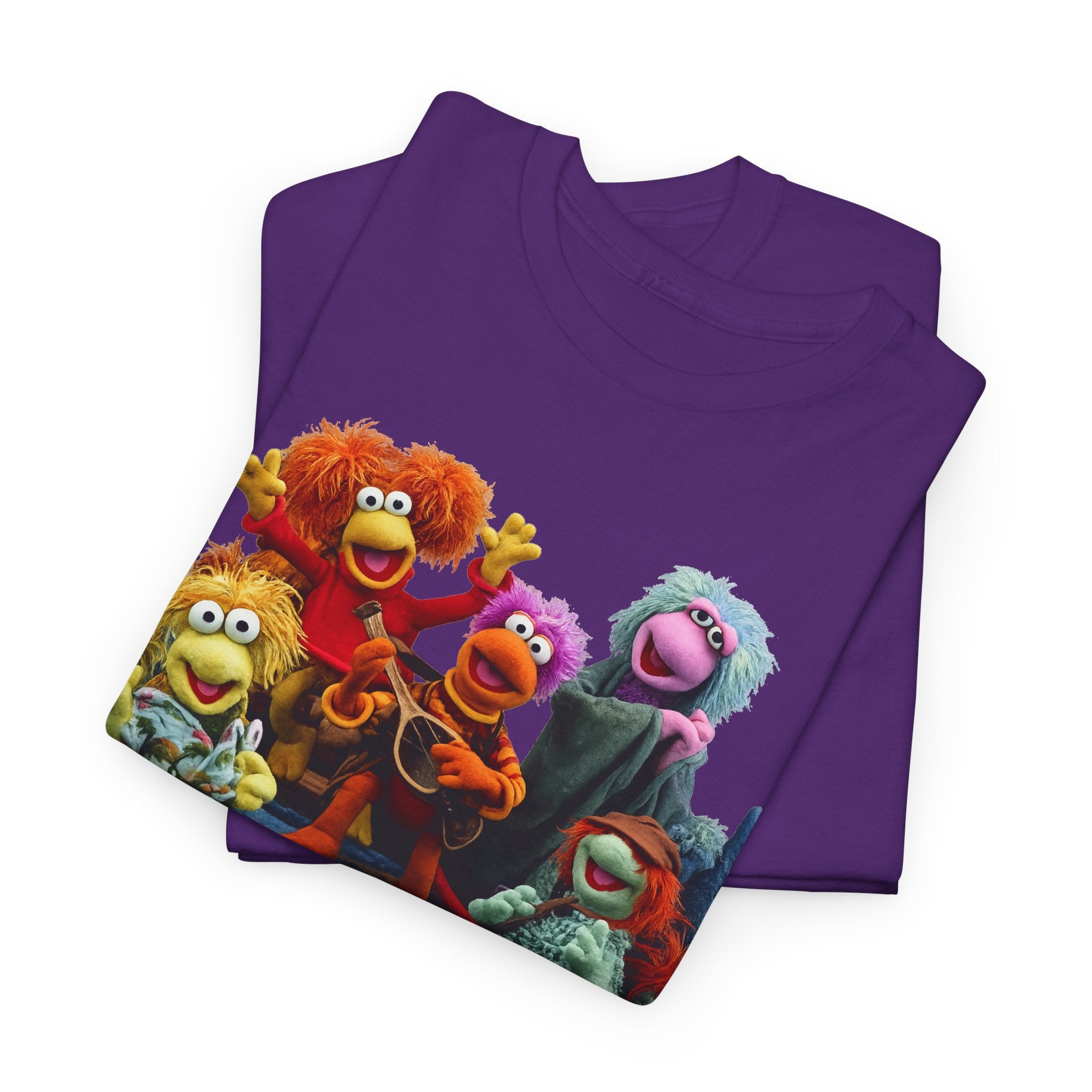 Fraggle Rock Muppet Crew Graphic Tee — Vintage Puppet Group T-Shirt