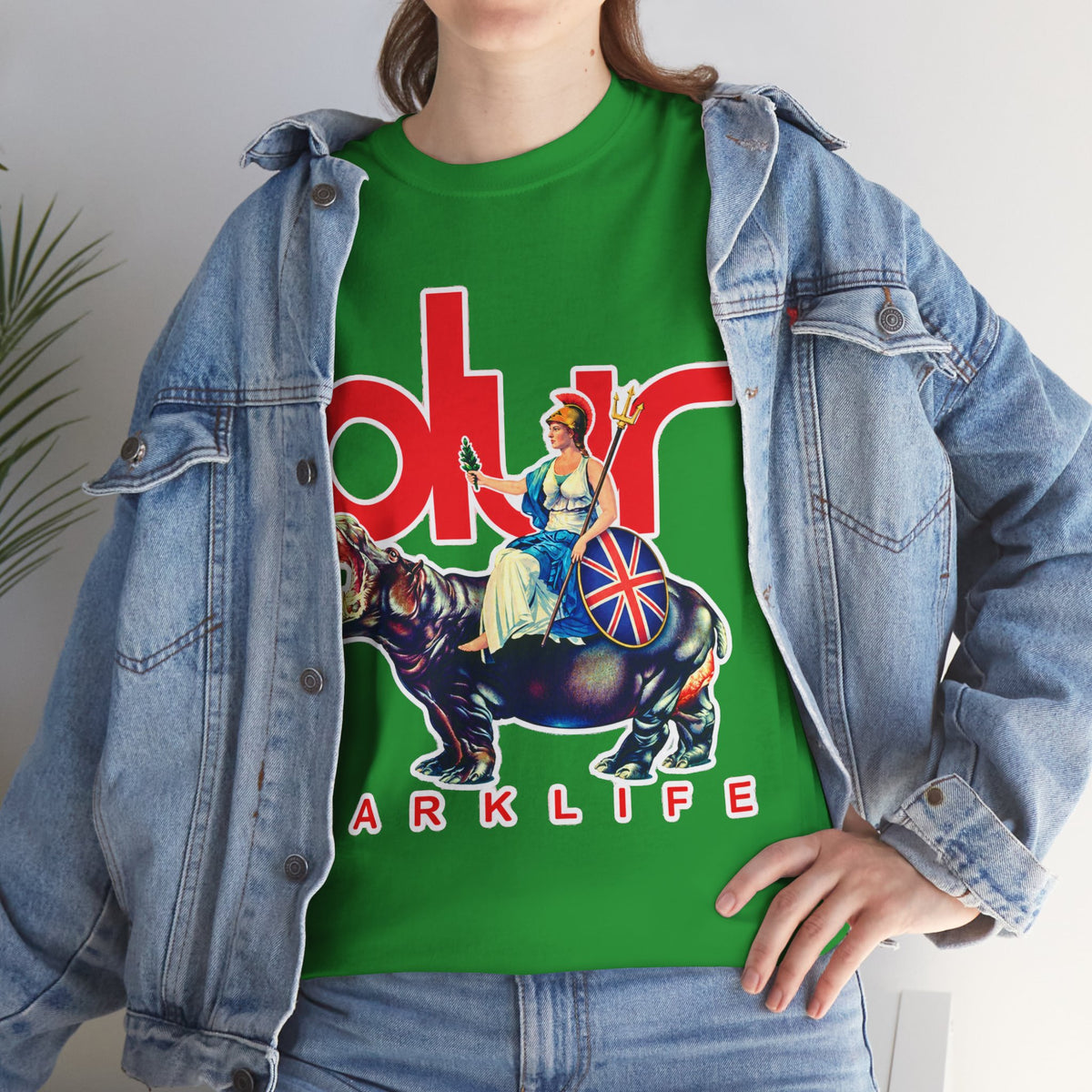 Blur PARKLIFE British Bulldog Graphic Cotton T-Shirt