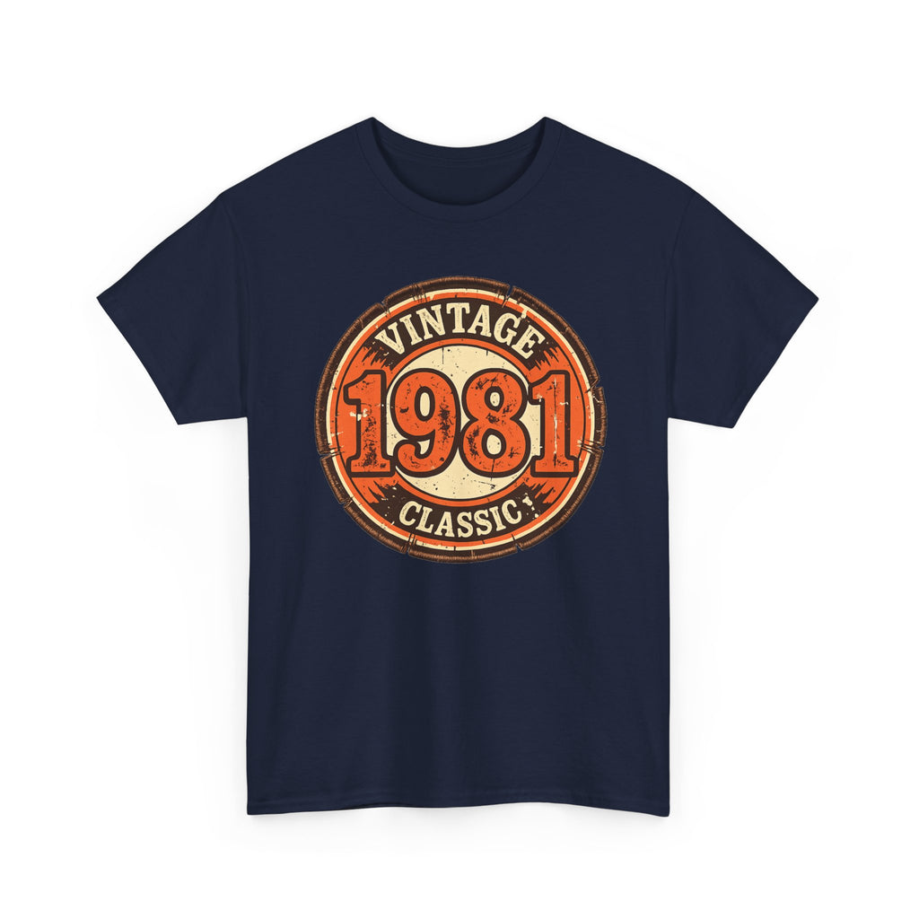 Vintage 1981 Classic T-Shirt — Retro Birthday Tee