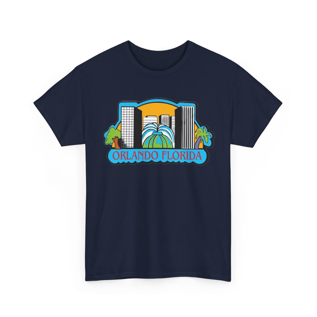 Orlando Florida Retro Skyline T-Shirt