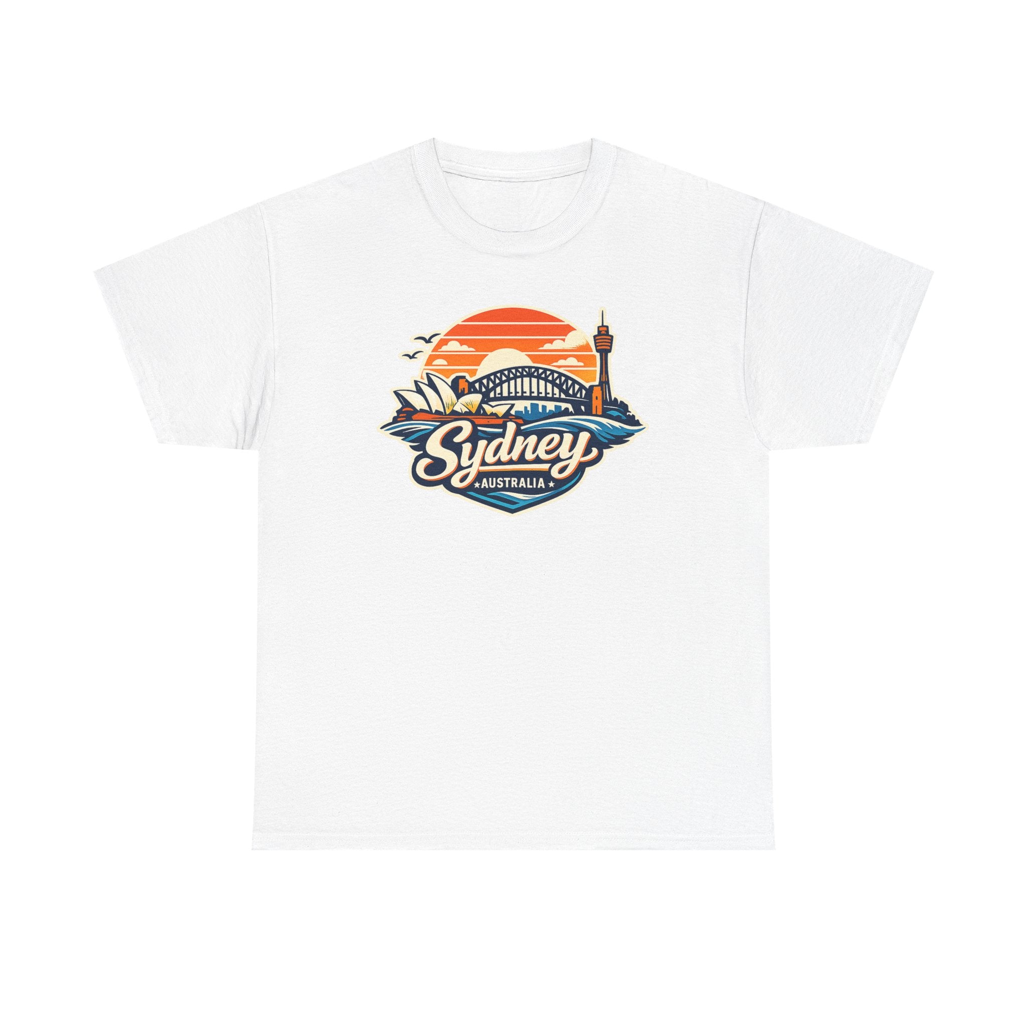 Sydney Australia Sunset Tee — Vintage Coastal Travel T‑Shirt