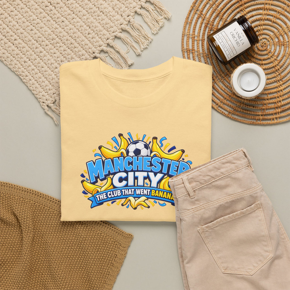 Manchester City "The Club That Went Bananas" Cotton T-Shirt