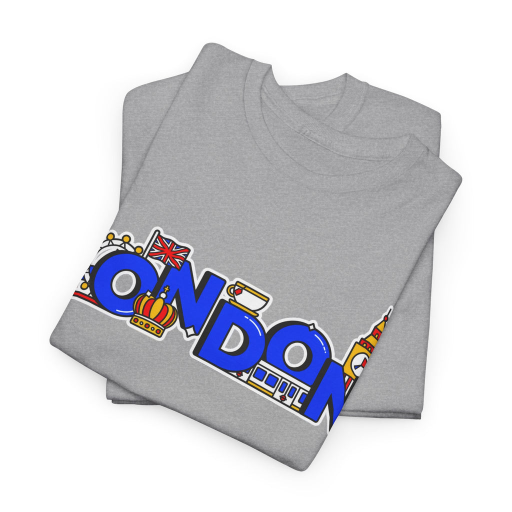 London Cityscape Tee — Illustrated London Landmarks Shirt
