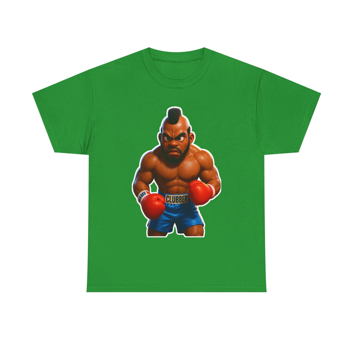 MR T Clubber Lang Boxer Character Tee — Tough Guy Cartoon Boxing T-Shirt