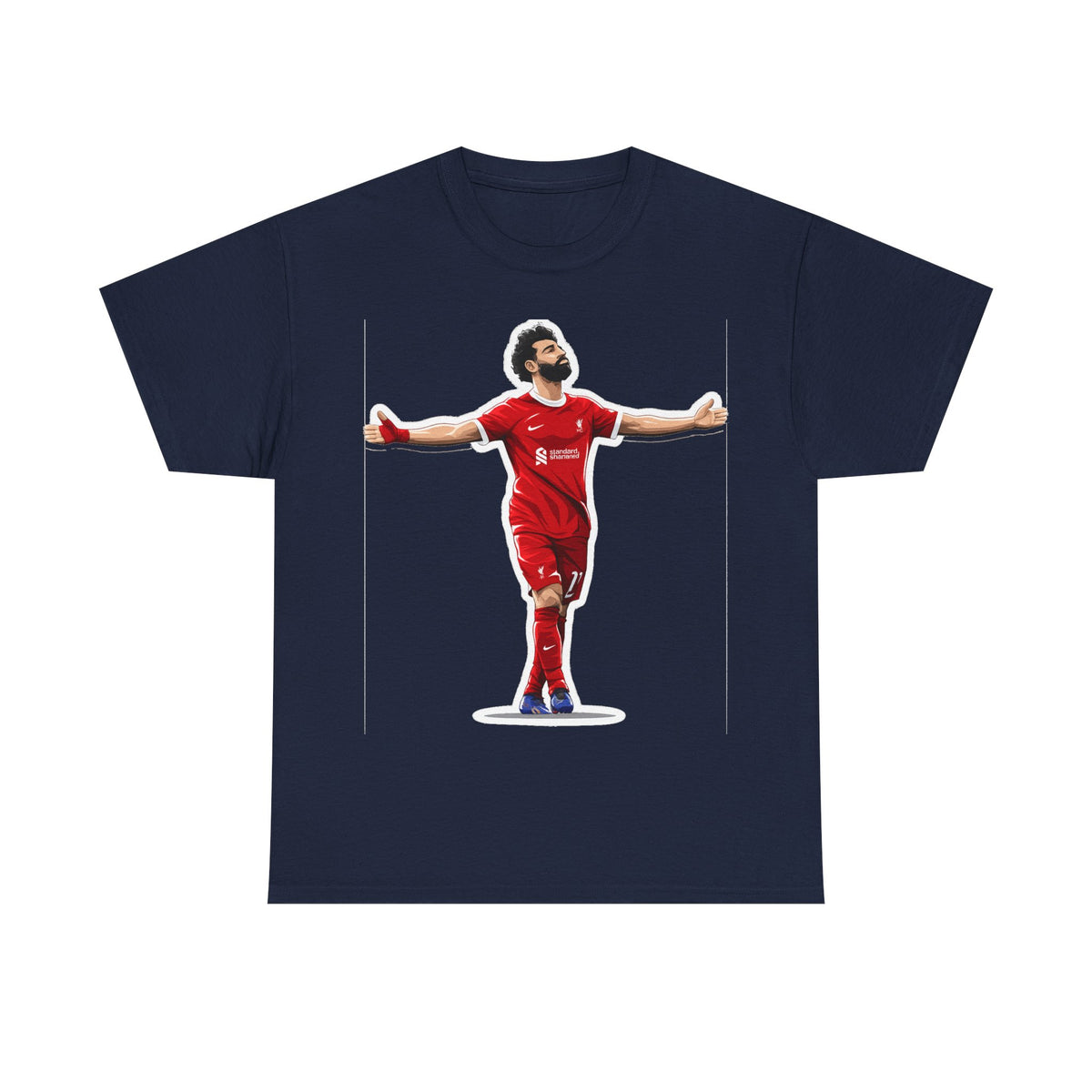 Mo Salah Celebration Tee — Liverpool Graphic T-Shirt