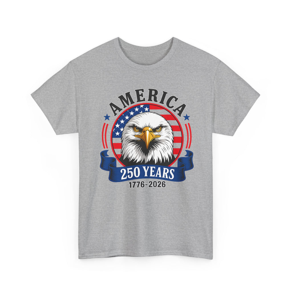 America 250 Years T-Shirt – Bald Eagle 1776–2026 Patriotic Tee