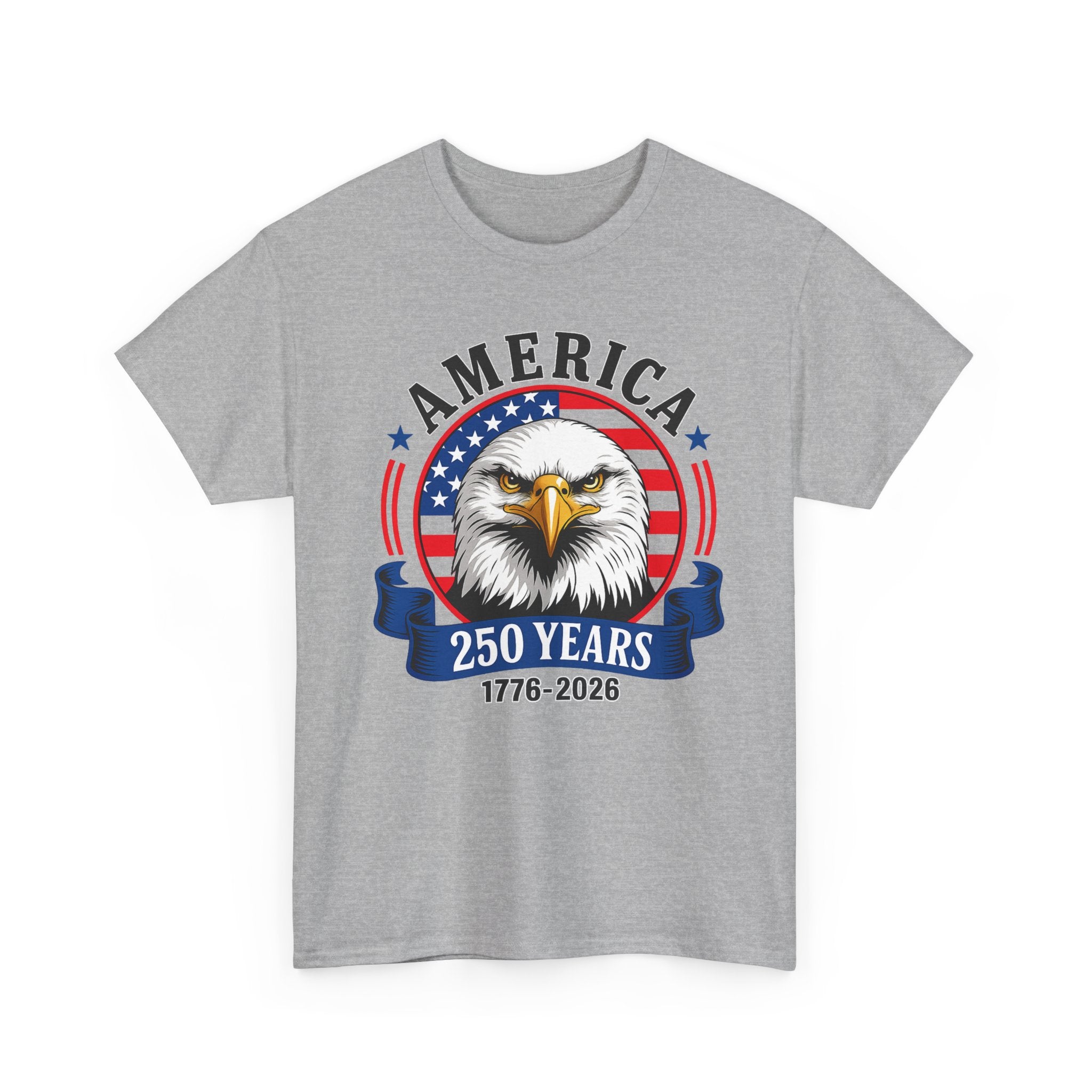 America 250 Years T-Shirt – Bald Eagle 1776–2026 Patriotic Tee
