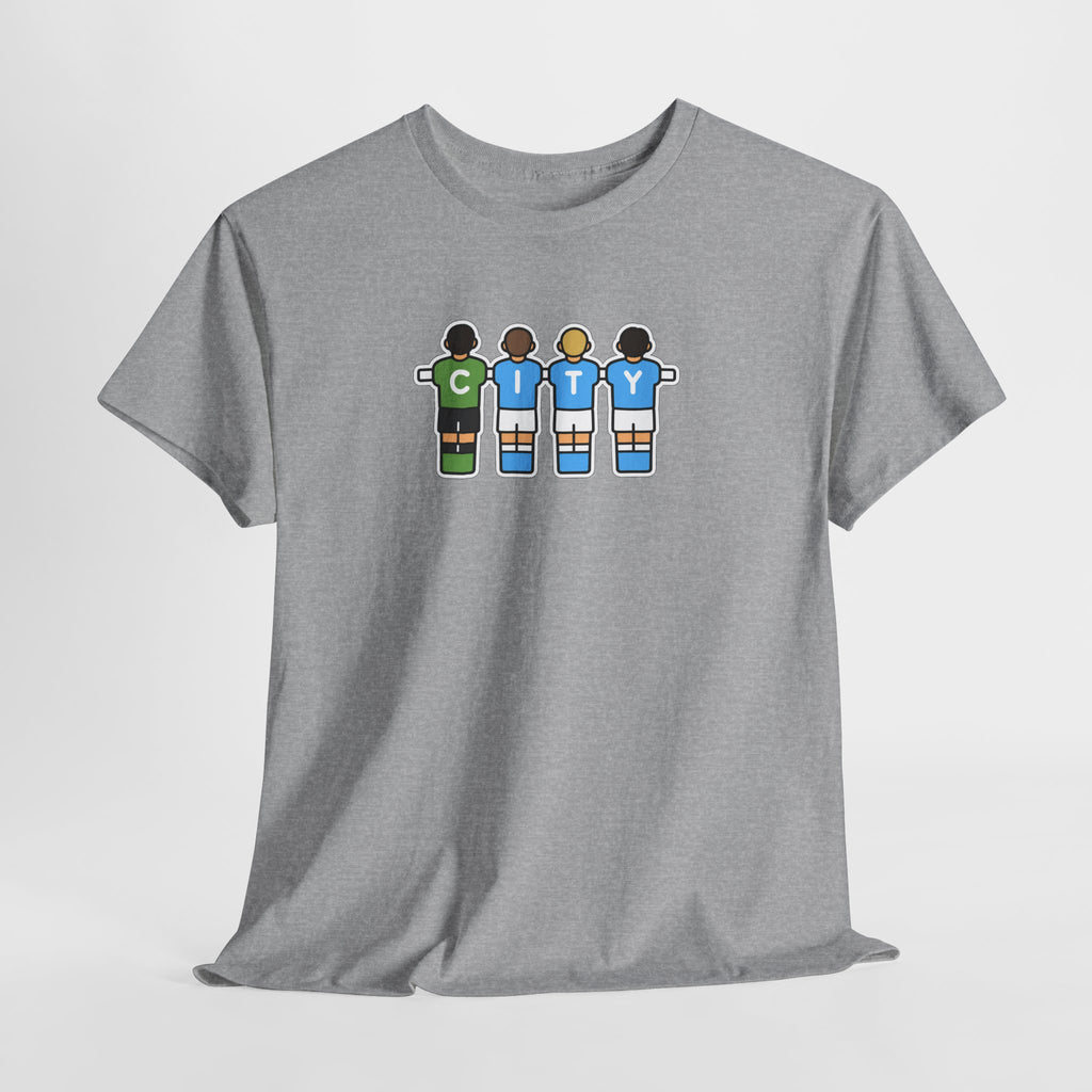 City Soccer Team Tee — Retro Foosball Players Graphic T-Shirt