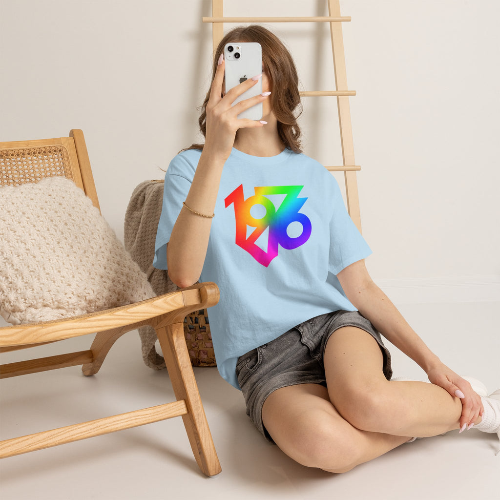 1976 Collection Rainbow Retro Tee / Cotton T-Shirt