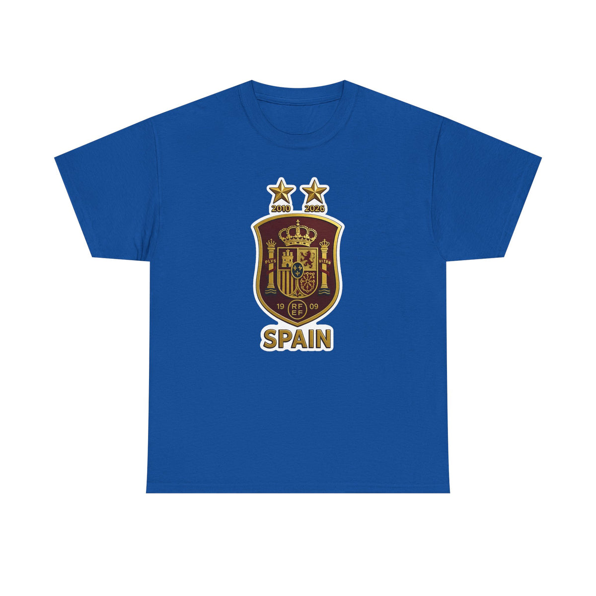 Spain Crest T-Shirt — Vintage Spanish Soccer Shield Tee