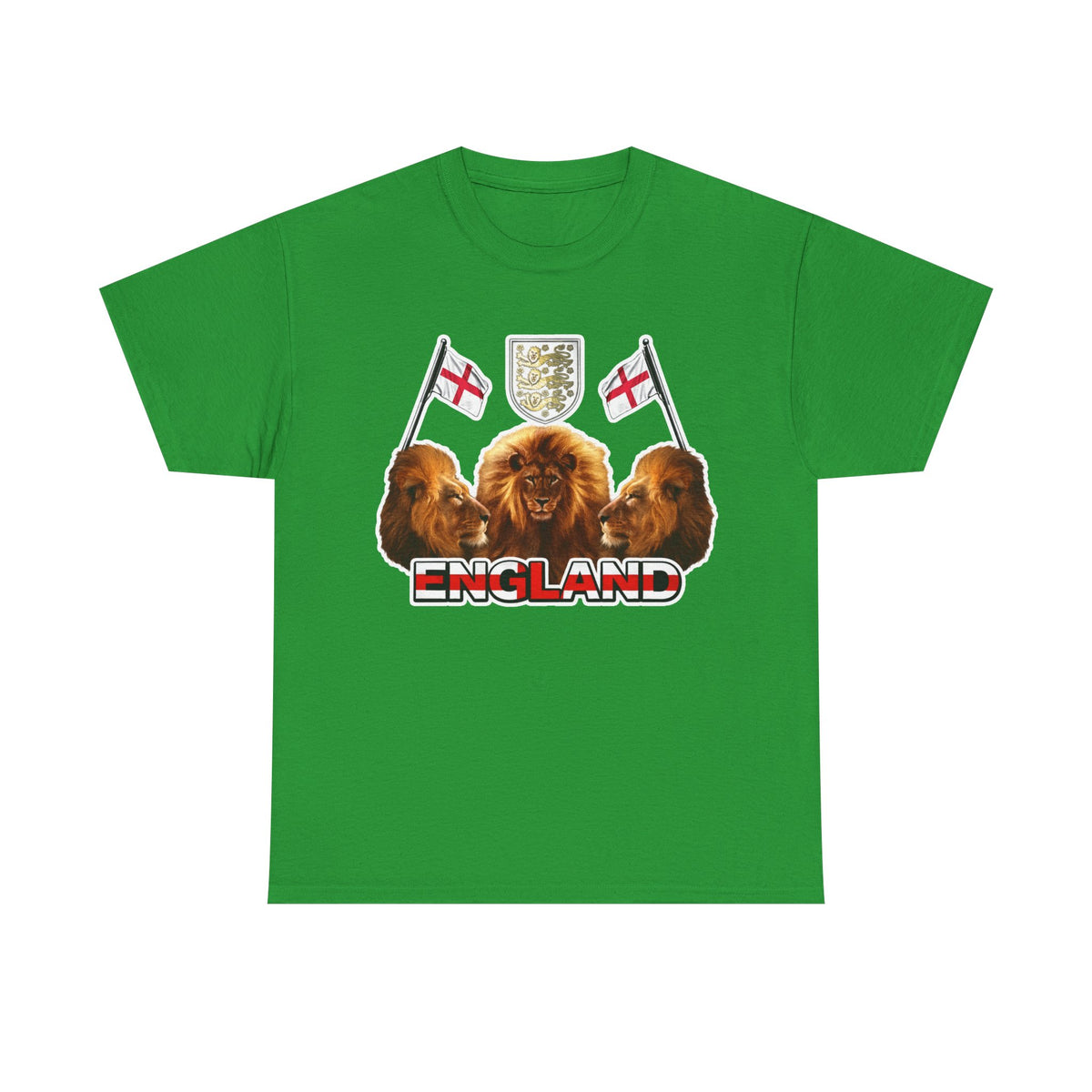 England 3 Lions Cotton Crest T-Shirt