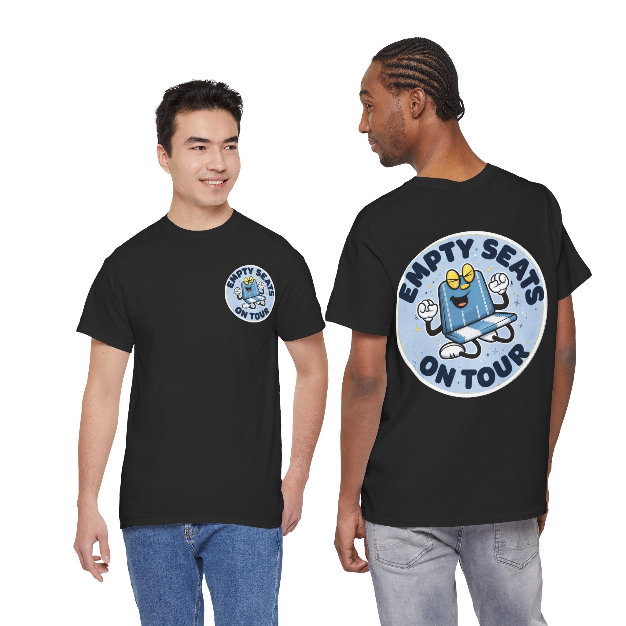 Manchester City T-Shirt — 'Empty Blue Seats On Tour' Retro Skate Graphic Tee