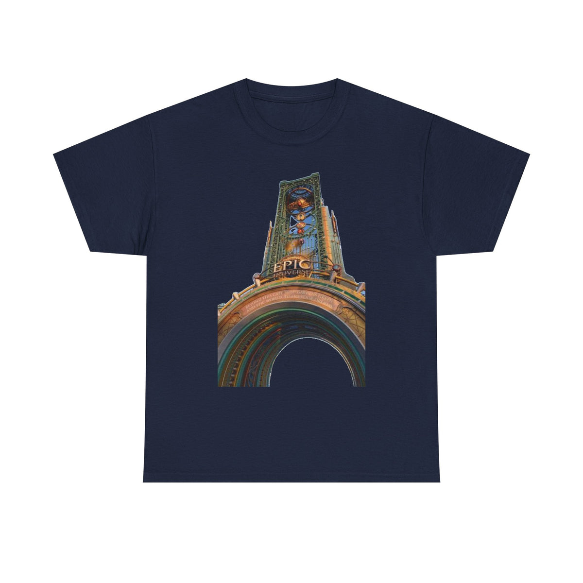 Epci Universe Vintage Theater Arch Graphic Tee — 'Epic' Retro Marquee T-Shirt
