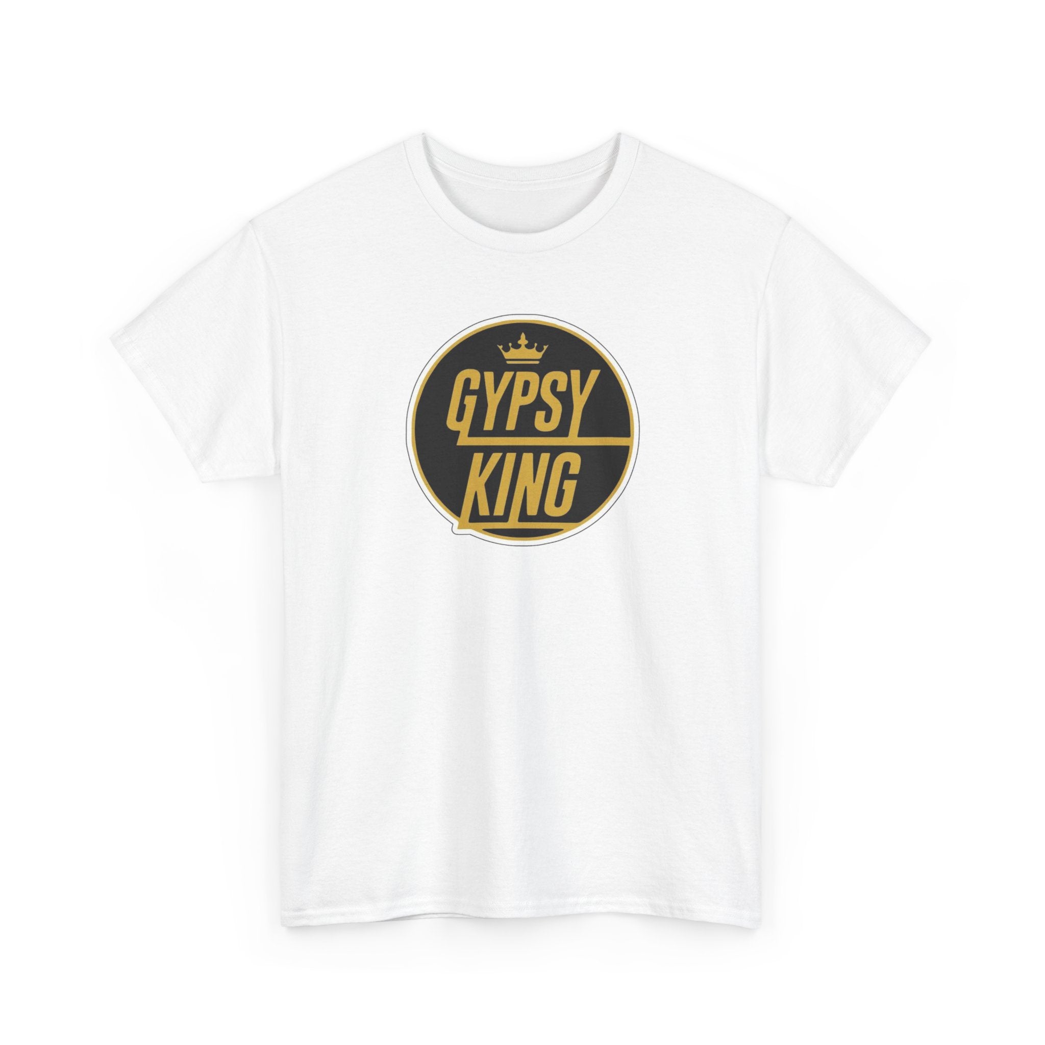 Gypsy King Graphic Tee — Retro Black & Gold Crown Logo T‑Shirt