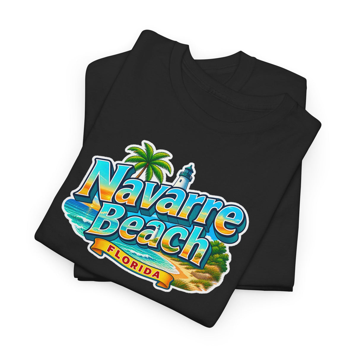 Navarre Beach Florida T-Shirt – Retro Tropical Vacation Tee