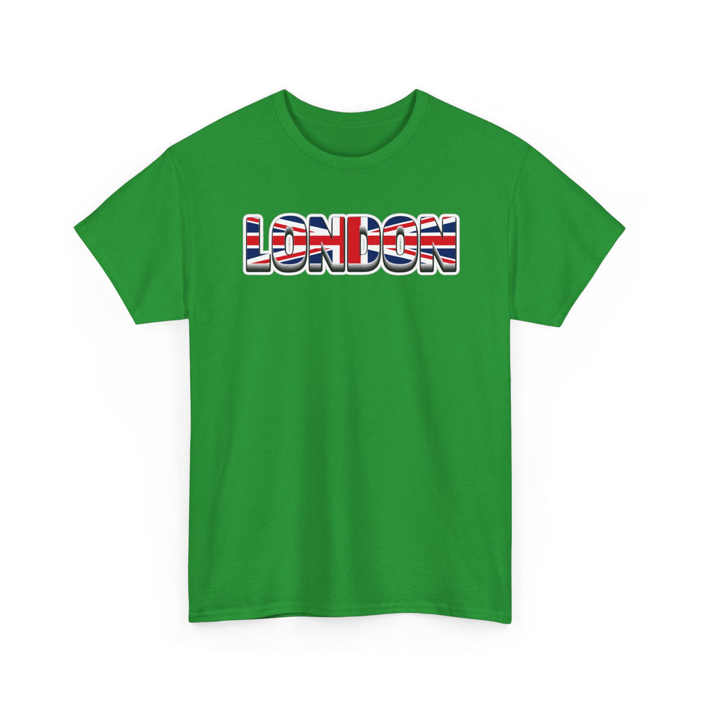 London Union Jack Graphic Tee — Bold UK Travel T-Shirt