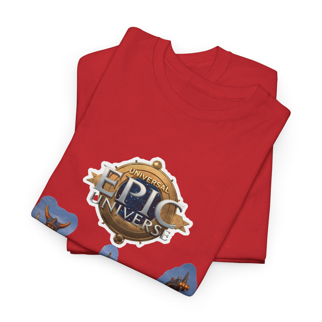 Epic Universe Theme Park T‑Shirt — Iconic Entrance Graphic Tee