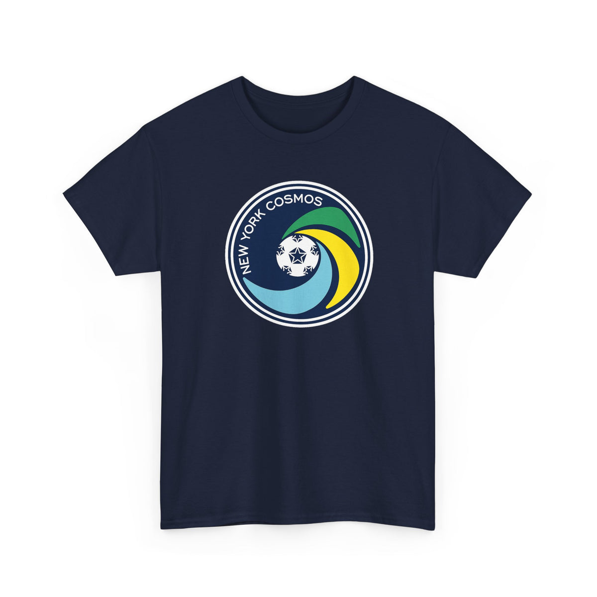 New York Cosmos Retro Logo Cotton T‑Shirt — Vintage Soccer Tee