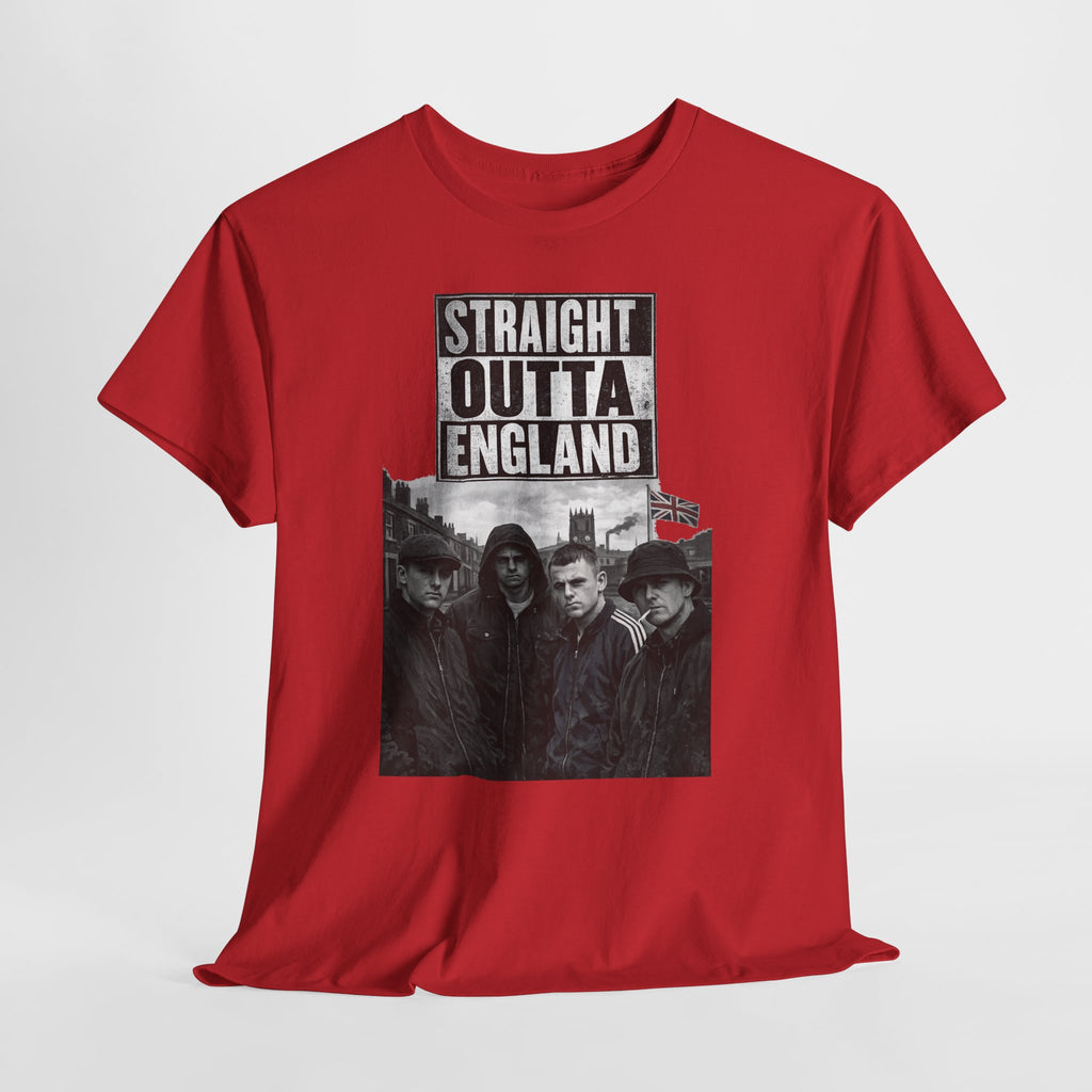 Straight Outta England T-Shirt — Retro Band Photo Tee