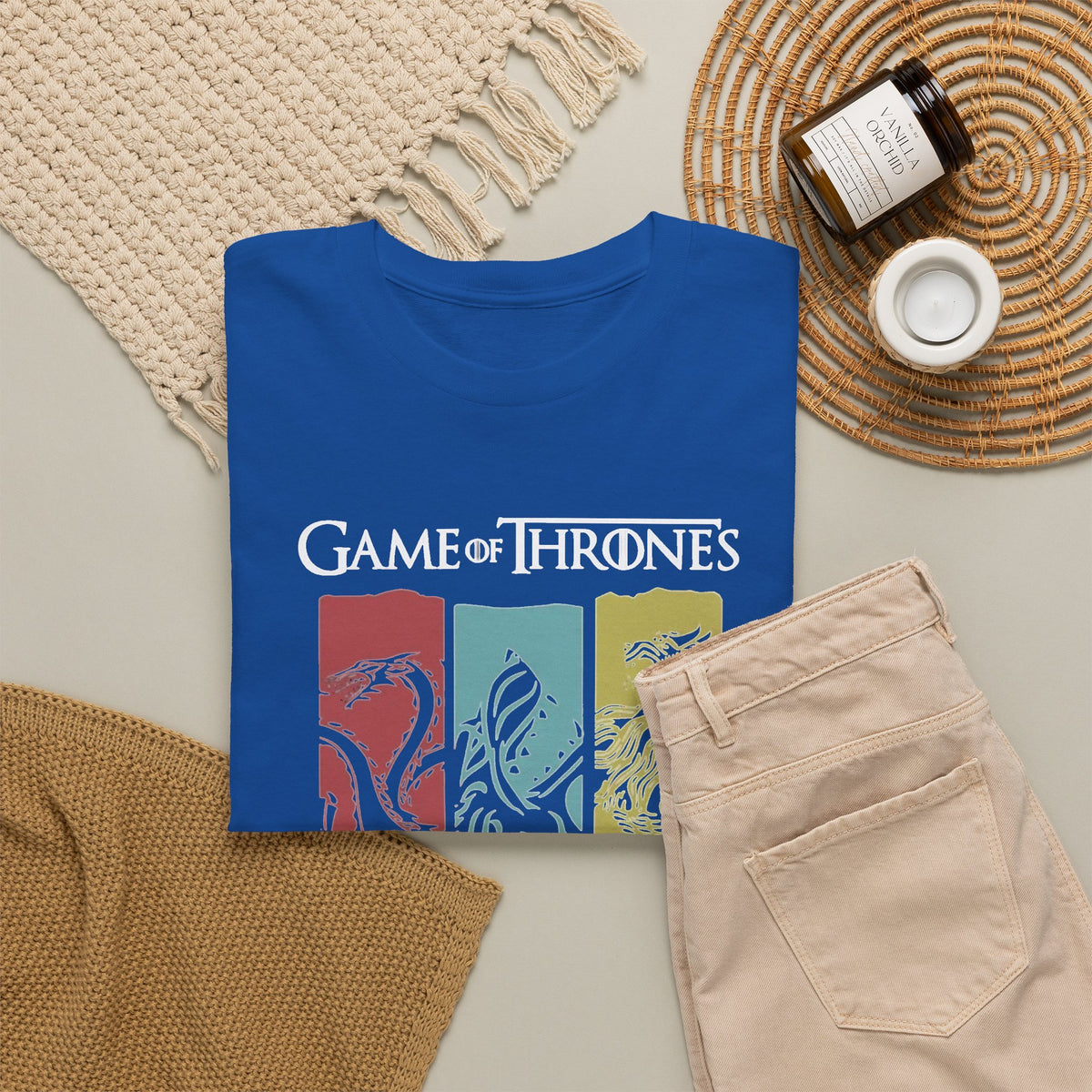 Game of Thrones House Sigils T-Shirt — Stark Lannister Tully Banner Tee